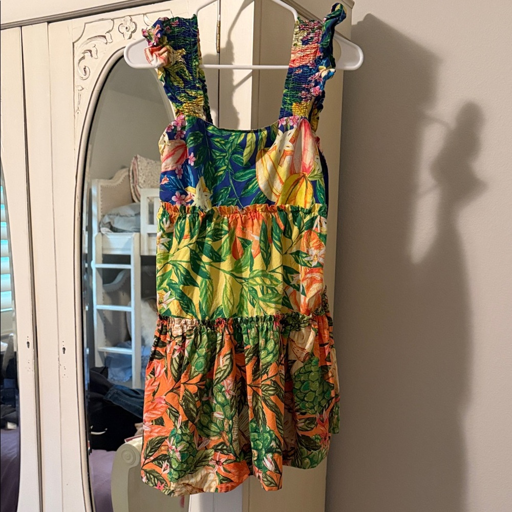 FARM Rio Multicolor Tropical Mini Dress